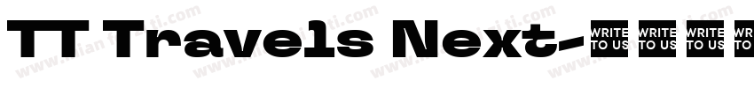 TT Travels Next字体转换